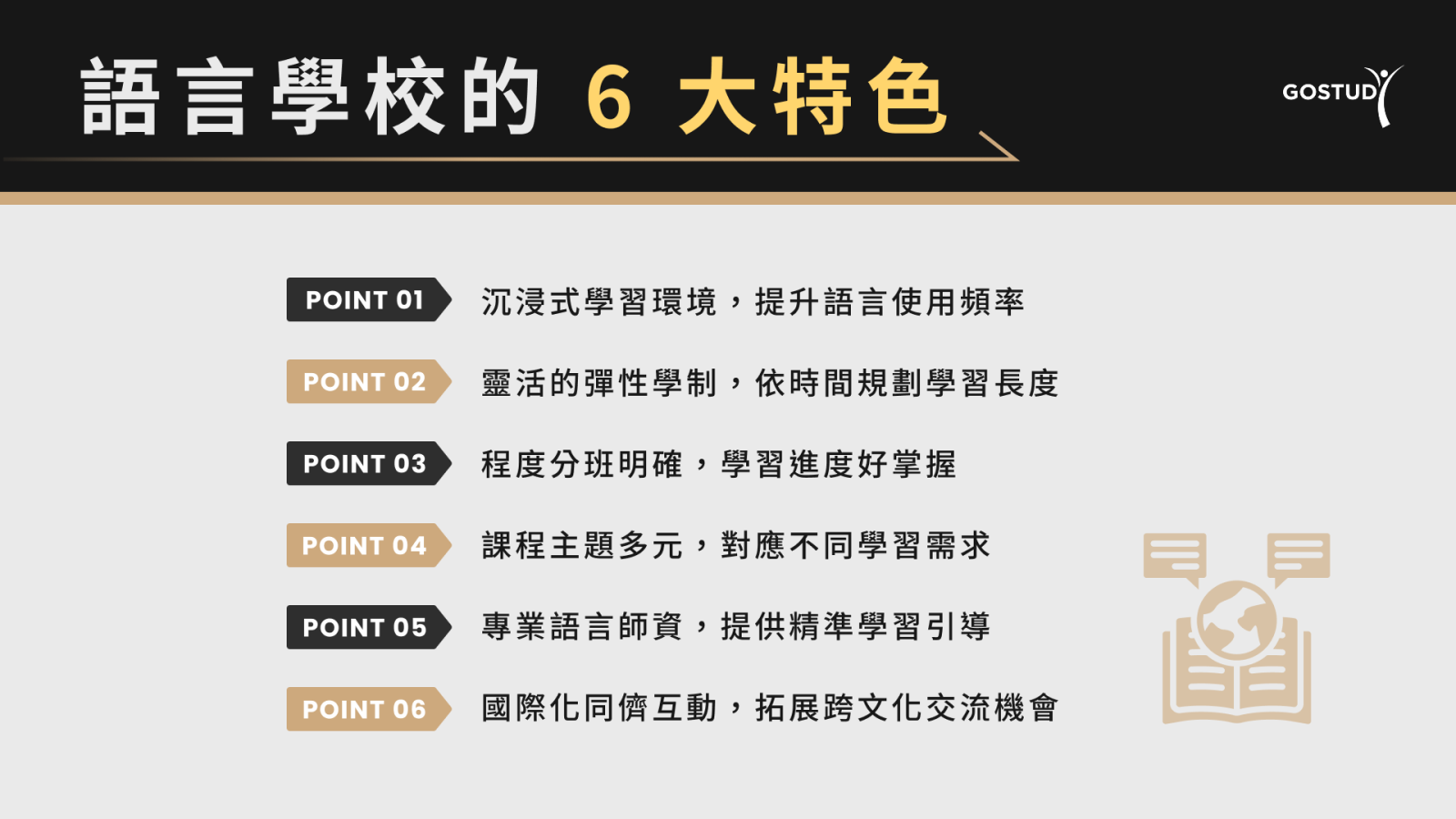 語言學校特色